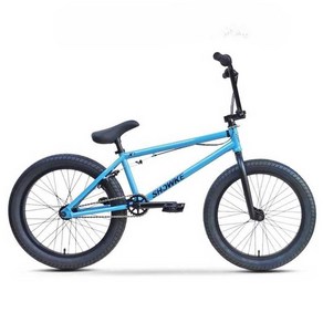 BMX4130 묘기자전거 쇼크 20인치 고탄소강 스턴트 싸이클링, 2. 오렌지+360도 회전 핸들, 1개