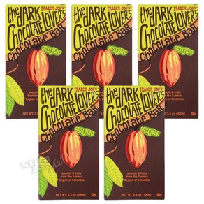 트레이더조 더 다크 초콜릿 러버 초콜릿 바 100gX5개 TRADER JOE'S THE DARK CHOCOLATE LOVER'S CHOCOLATE BAR, 100g, 5개