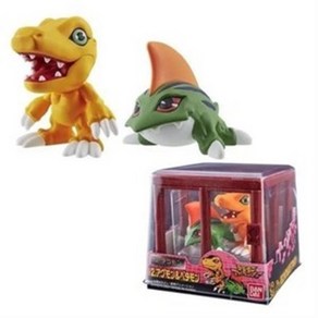 Bandai Oiginal Digimon Anime Figue Agumon Geymon Shokugan Action Figue Toys fo Kids Gift, [09] opp bag, 1개