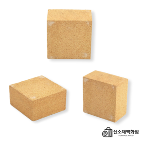 내화벽돌 SK-36 절반사이즈 요깡 114x114x65mm 6장 공업로 소각로 열풍로, 114x114x65mm(6장), 6개