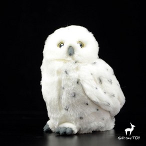 진짜같은 흰 올빼미 인형 댕청미 뿜뿜, 올빼미(높이 25cm), 단일사이즈, 1개