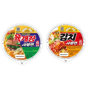 농심 육개장 사발면 12개입 +김치 사발면 12개입 총24, 24개