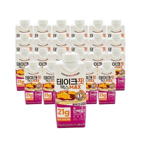 남양 테이크핏 맥스 호박고구마맛 250ml 12개 24개 단백질음료, 호박고구마 6개+고소한맛6개