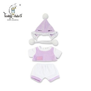 TeddyTales 정품 공식 레나 베어 30cm 인형옷 밀키 엘프 잠옷 세트