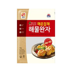 오양 매운잡채 해물완자 1kg, 3개