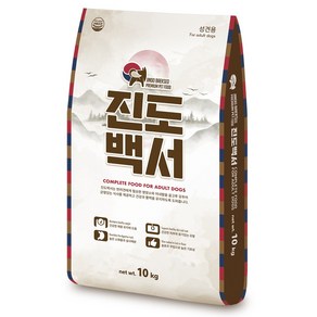 진도백서 강아지사료(성견용), 1개, 10kg, 닭