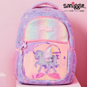 [호주직수입] Smiggle 스미글 경량 책가방 + 하드탑 필통 세트