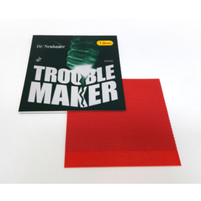 닥터 노이바우어 롱핌플 트러블메이커 TROUBLE MAKER 돌출러버 DNLP-8681, 흑색 OX+접착시트, 1개