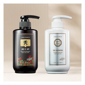 [댕기머리]들애수 샴푸 500ml 1개+한방 트리트먼트 500ml 1개, 1개