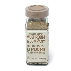 트레이더조 머쉬룸 우마미 시즈닝 블렌드 60g Tade Joes Mushoom Umami Seasoning Blend 2.1 oz, 1개