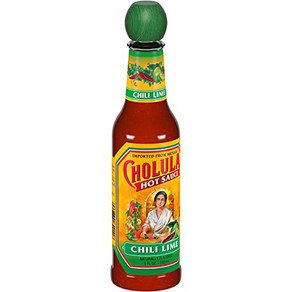 Cholula Hot Sauce Chili Lime 5 oz 촐룰라 핫 소스 칠리 라임 5온스, 1개