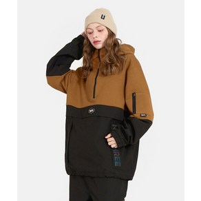 2324 NNN - XT23 Mix Anorak - HOOD - 브라운+블랙 [부분 방수후드] [오로라 나염]