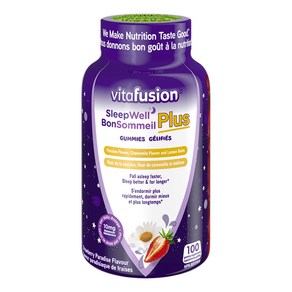 비타퓨전 Vitafusion 슬립웰 플러스 Sleepwell Plus 10mg 100구미