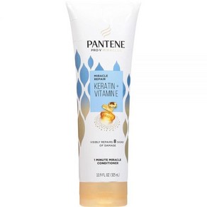 팬틴 Pantene Miacle Bond Repai 케라틴 + 비타민 E 1분 미라클 컨디셔너 309g(10.9온스), 1개, 325ml