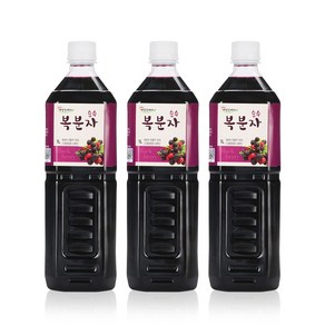 해담은베리 맛있는 복분자 원액, 1L, 3개