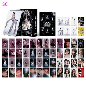아이브팬콘포카 장원영 공굿포카 비공굿랜박 랜포 카드 55장, SC-55 아이브 소형카드 블랙박스 C