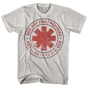 ROCKPANDA Red Hot Chili Peppers 반팔티 Distressed Logo