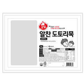 굿딜 알찬 도토리묵(슬라이스), 1개, 3kg