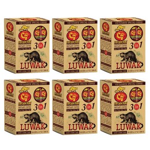 베트남 C7 con chon vang luwak 족제비 3in1 커피 (17g x18개입 x 3개), 17g, 18개입, 6개