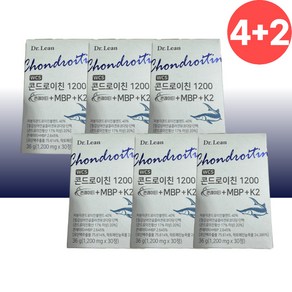 닥터린 콘드로이친 1200 k2 철갑상어 유래 콘도로이친 6개 저분자 c6s 콘트로이친, 30정