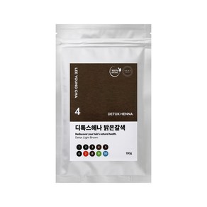 이영차 천연헤나 100g 새치 흰머리 순한 PPD없는 염색약 가루, 1개, 4. 밝은갈색