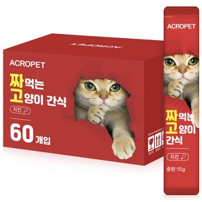 아크로펫 짜먹는 고양이 간식, 1개, 900g, 치킨