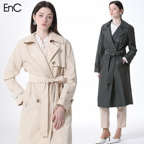 [EnC] 루즈핏 오즈 트렌치코트 (택가격 449000원)