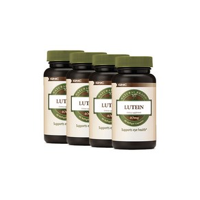GNC 네츄럴 브랜드 루테인 40mg 60정 (캡슐) Natual Band Lutein 60caps-4개 SET, 1세트, 240정