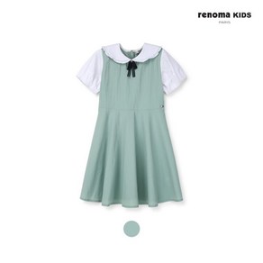 레노마 키즈 여아민트화섬원피스 R2422O633 22