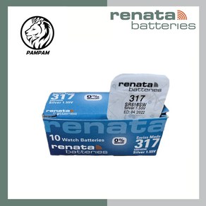 RENATA 스위스 정품 Renata 배터리 코인건전지 시계건전지 317(SR516SW)