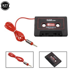 카세트 카팩 테이프 차량용 어댑터 Mp3 플레이어 변환기 아이팟용 3.5mm 잭 플러그 아이폰 MP3 AUX 옥스 케이블 CD