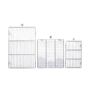 스텐 사각 베이커리 쿠키 머핀 빵 진열 채판 식힘망 트레이 스틸망 3종(소/중/대), 1개