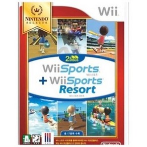 [중고] 위스포츠 리조트 합본 2CD 닌텐도위 Wii 한글판 정품