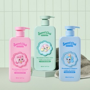 캐치티니핑 시즌4 에디션 바디케어 500ml 3개 세트, 바디워시 2개+샴푸 1개, 선택완료