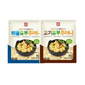 한성기업 해물 유부주머니 600g + 고기 유부주머니 600g