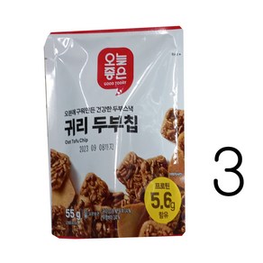 오늘좋은 귀리두부칩55g, 55g, 3개