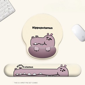 손목보호 메모리품 키보드 손목 받침대+마우스받침대 패트 세트
