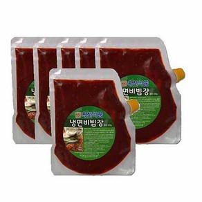 옥천 냉면 비빔장 500g x10개(5kg)업소용비빔장 냉면비빔장, 1팩