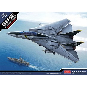 아카데미과학 1/72 미해군 F-14B 톰캣 VF-103 졸리로저스 12578 비행기 전투기 모형 프라모델, 1개