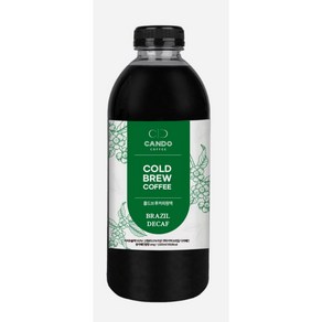 캔두커피 디카페인 콜드브루 원액 1000ml 더치커피 (100%디카페인), 1개, 1개입, 1L