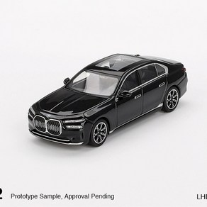 1/64 BMW i7 eDive50 블랙 7시리즈 자동차 미니어처 모델 피규어 모형, 한국, 802#블랙, 1개