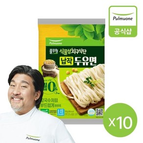 [쇼핑엔티] [풀무원] 식물성지구식단 납작두유면 150gX10개