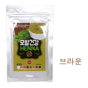 모헬스 모발건강 헤나 100g (색상 브라운) 수입사 헤어메이드 /(소량구매구성) 헤나성분 가루헤나 /저자극염색/ 모헬스헤나 수입 정품, 1개