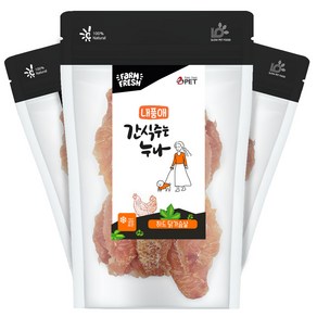 내품애 간식주는 누나 하드 닭가슴살 180g, 3개