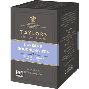 Taylos of Haogate Lapsang Souchong 50 Teabags 테일러스 오브 하로게이트 라프상 수총 티백 50개, 1개, 226.8g