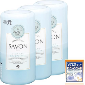 코바야시 쇼슈겐 방향제 SAVON 은은한 블루 비누향 400ml 3개세트, 3개