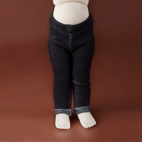 돌모아 구체관절인형의상 26cm USD 유딩옷 스판 블랙 면바지 Dea Doll Size - Copo Pants (Black), 1개