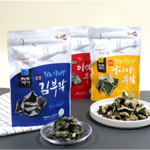 해초명가 김 미역 다시마 찹쌀부각, 김부각65g, 1개