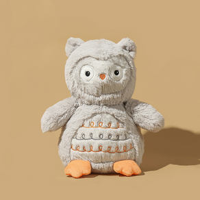 귀여운 선물용 애착인형 포근한 부엉이 인형 26cm, 1개