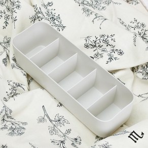 세모하나 5칸 속옷정리함 그레이 다용도수납함, 1개